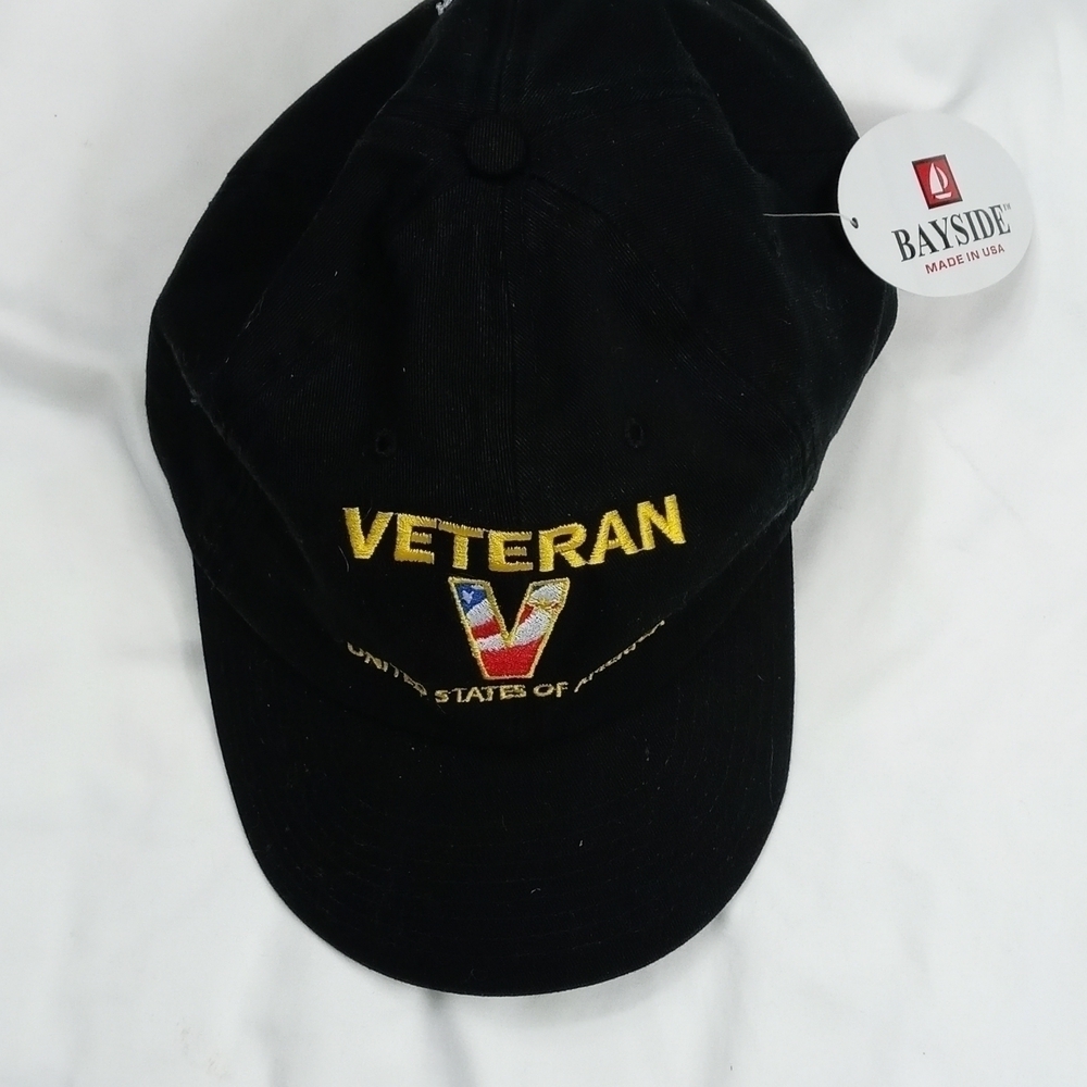 NWT Bayside Veteran baseball hat
